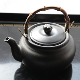 黒陶湯沸かしセットA-1001